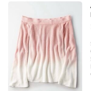 American eagle 🦅 off -Shoulder Bell Sleeve Sweater